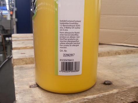 artist colours marked with betajet dod printer
