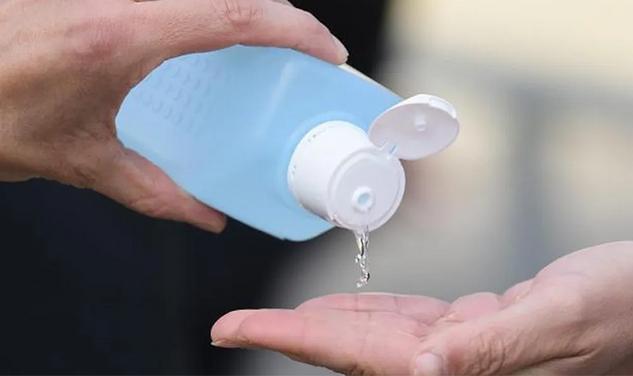 Marking disinfectants with isopropanol-resistant ink
