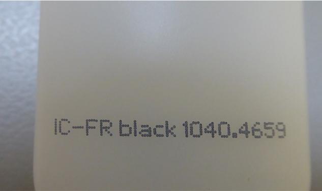 Marking with continuous inkjet alphajet and isopropanol-resistant ink