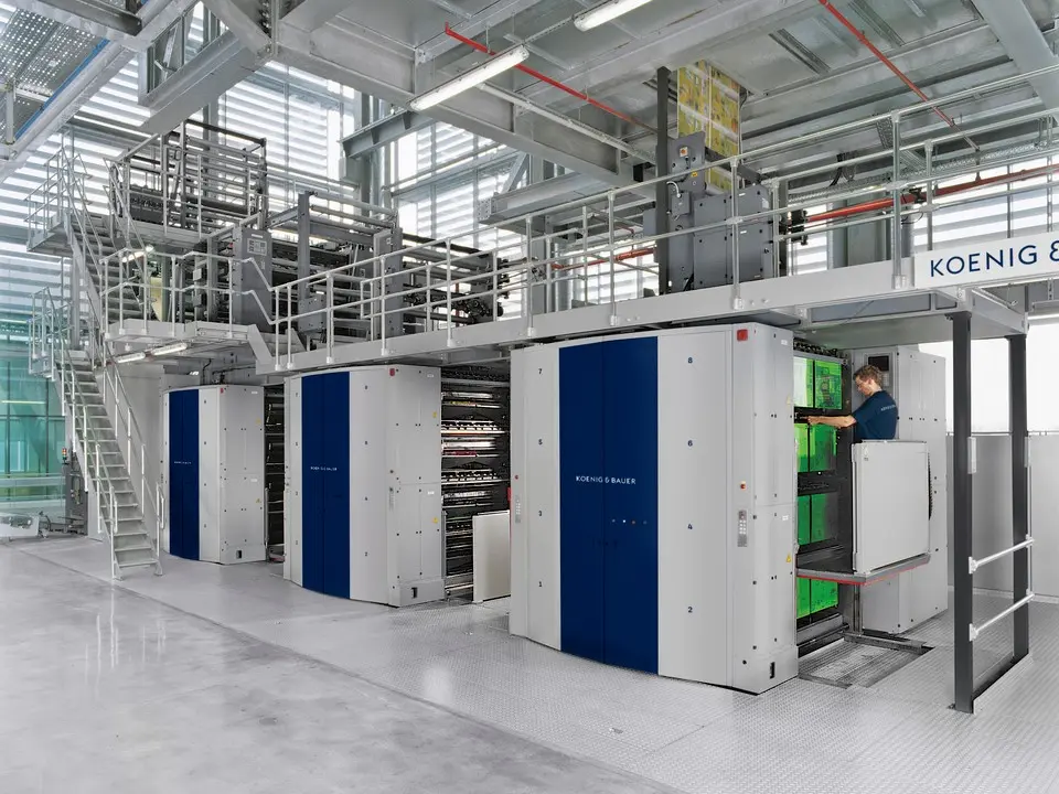 Koenig & Bauer Cortina Web Offset Printing Press