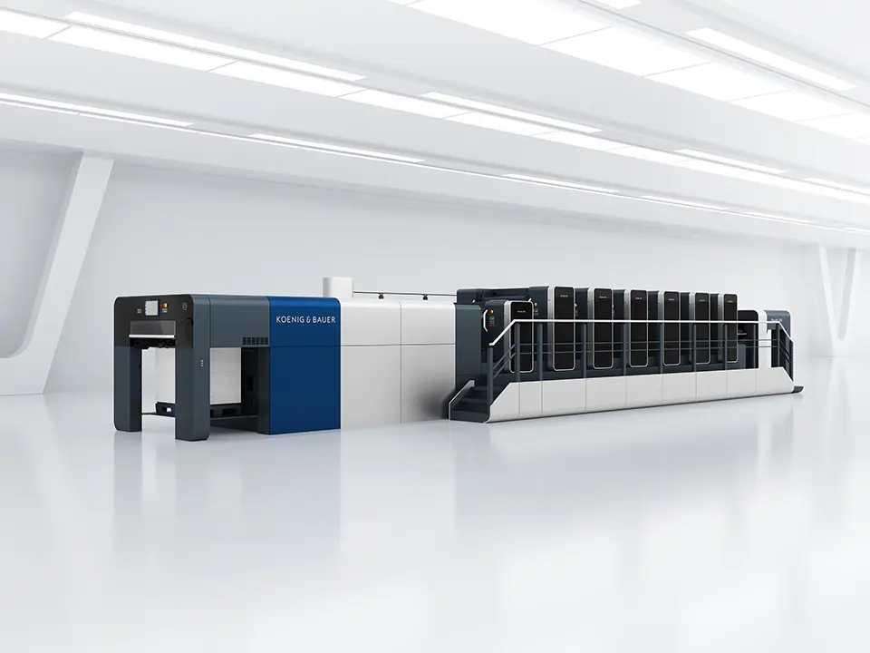 Rapida 105 Mittelformat-Bogenoffsetdruckmaschine - Koenig & Bauer Sheetfed