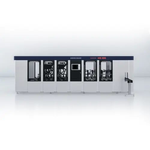 HS 300 Siebdruckmaschine für Glas & Hohlkörper - Koenig & Bauer Kammann