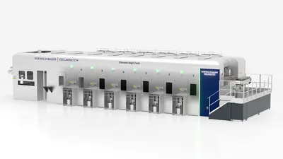 Chroma High Tech Flexodruckmaschine für Wellpappe – Koenig & Bauer Celmacch