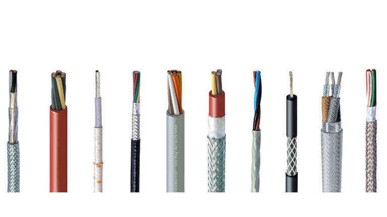 samples of cable variety able to be marked by continuous inkjet printer alphajet