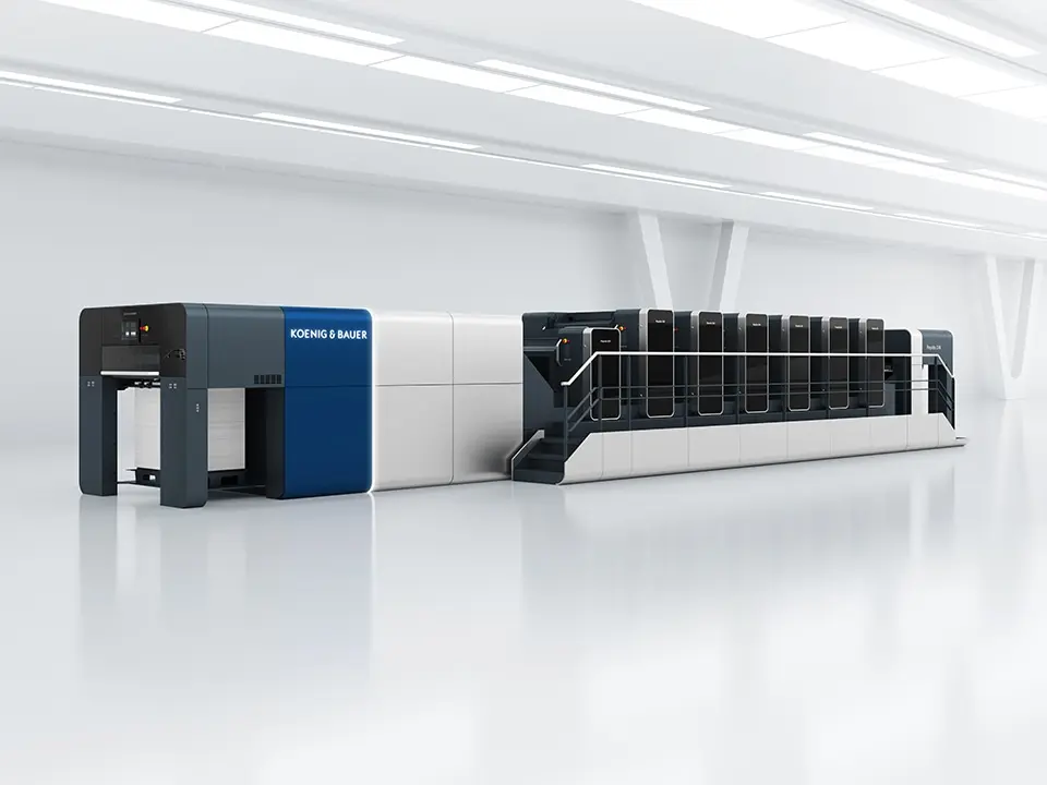 Rapida 106 Mittelformat-Bogenoffsetdruckmaschine - Koenig & Bauer Sheetfed
