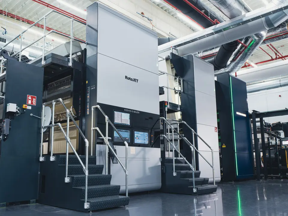 RotaJET Rollendigitaldruckmaschine – Koenig & Bauer Digital & Webfed