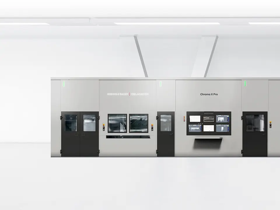 Chroma X Pro Flexodruckmaschine für Wellpappe – Koenig & Bauer Celmacch