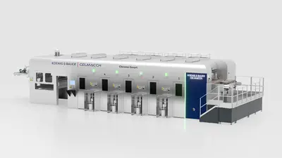 Chroma Smart Flexodruckmaschine für Wellpappe – Koenig & Bauer Celmacch