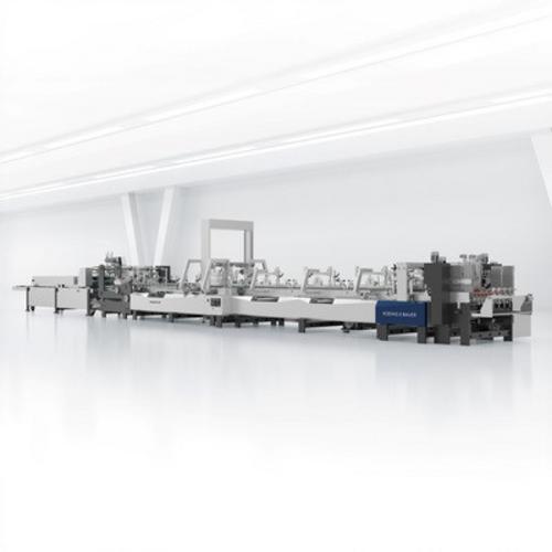 Omega Alius Folder Gluer – Koenig & Bauer Duran Perspective view from Omega Alius folder gluer from Koenig & Bauer Duran