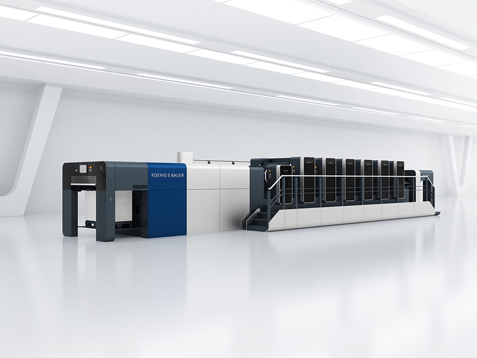 Rapida 105 Medium Format Sheetfed Offset Printing Press - Koenig & Bauer Sheetfed