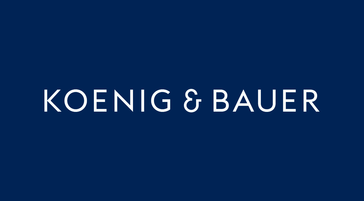 With clear strategy and new market appearance into the 3rd century | Koenig  & Bauer | we're on it.